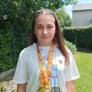 Hanaé, une championne de France au collège 